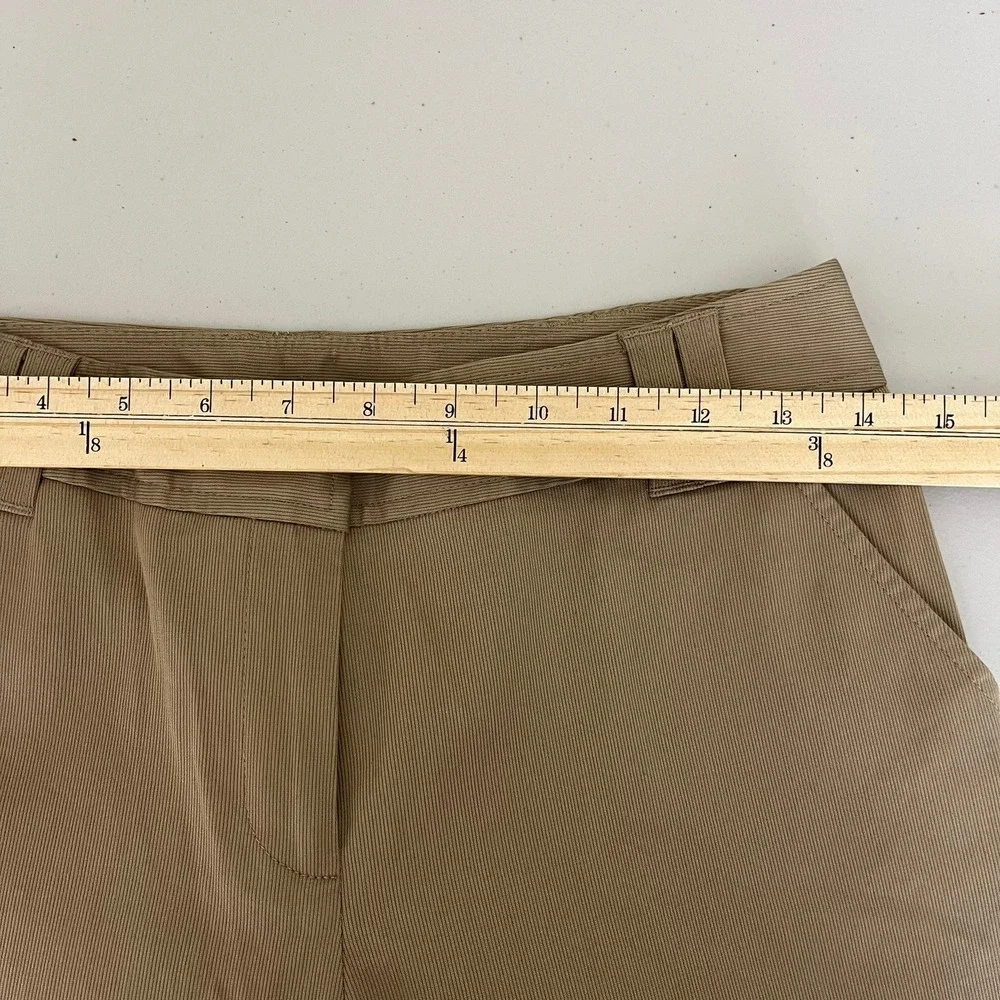 Alfani Women Khaki Ongoing‎ Bedford Dress Pants P30206K194 Size 2 New